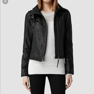 All Saints Belvedere Leather Jacket